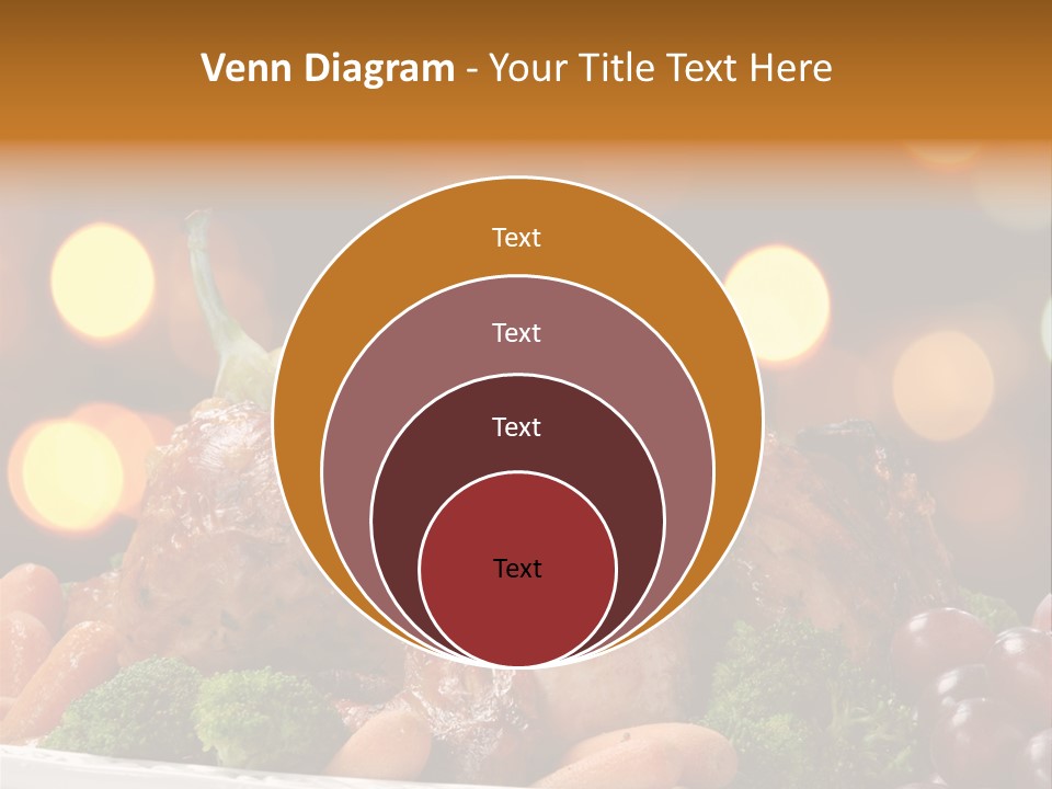 Platter Apple Leaves PowerPoint Template