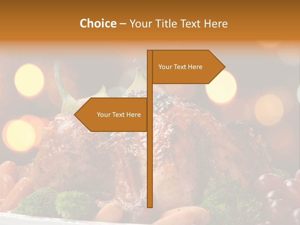 Platter Apple Leaves PowerPoint Template