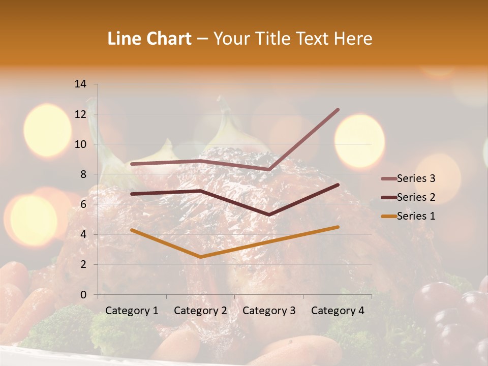 Platter Apple Leaves PowerPoint Template