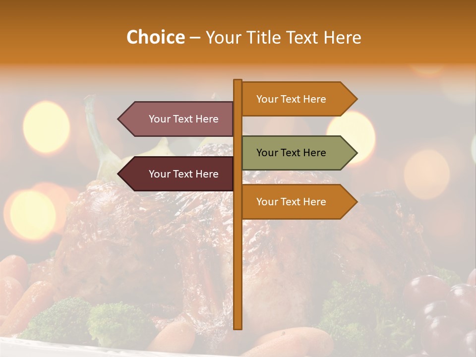 Platter Apple Leaves PowerPoint Template