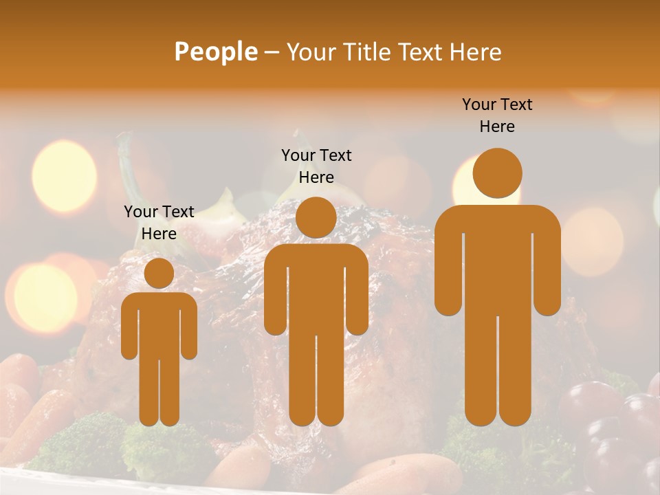 Platter Apple Leaves PowerPoint Template