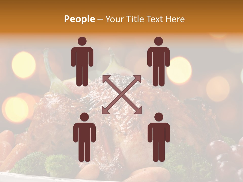 Platter Apple Leaves PowerPoint Template