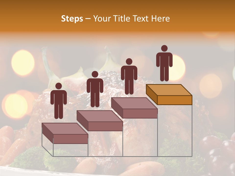 Platter Apple Leaves PowerPoint Template