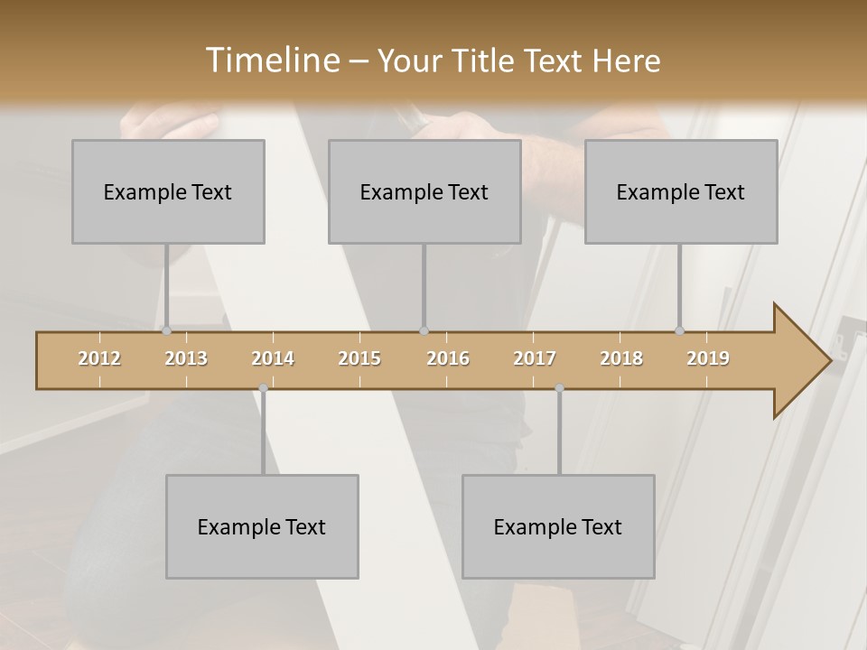 Assembly Furniture Confident PowerPoint Template