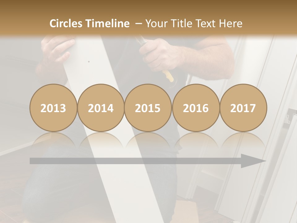 Assembly Furniture Confident PowerPoint Template