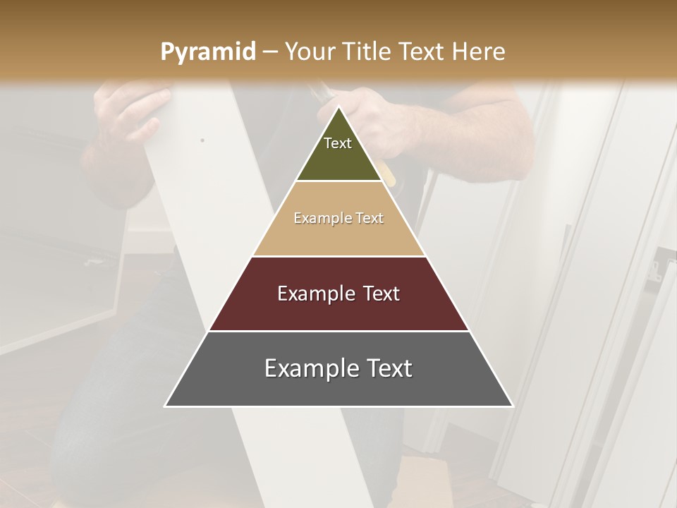 Assembly Furniture Confident PowerPoint Template