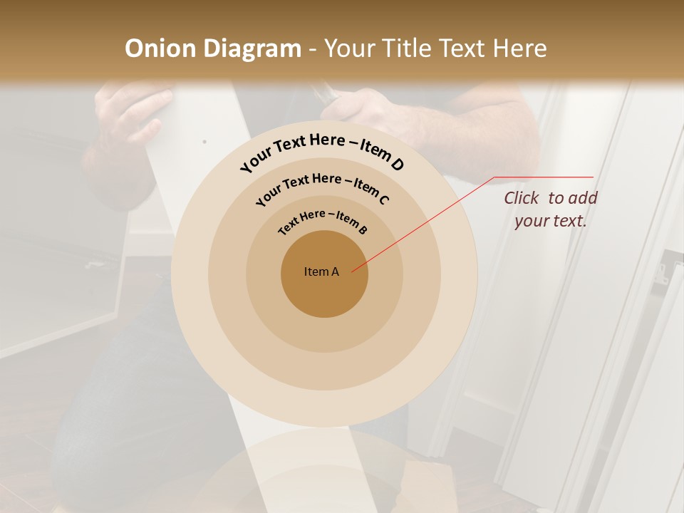Assembly Furniture Confident PowerPoint Template