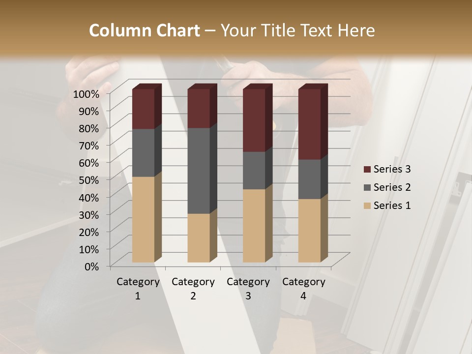Assembly Furniture Confident PowerPoint Template