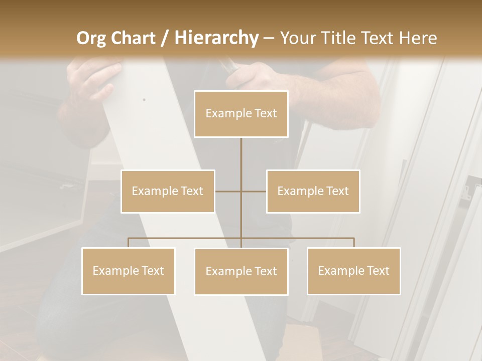 Assembly Furniture Confident PowerPoint Template