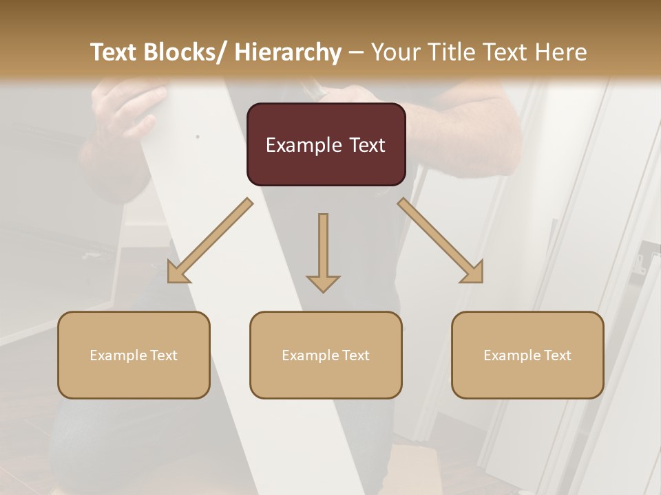 Assembly Furniture Confident PowerPoint Template