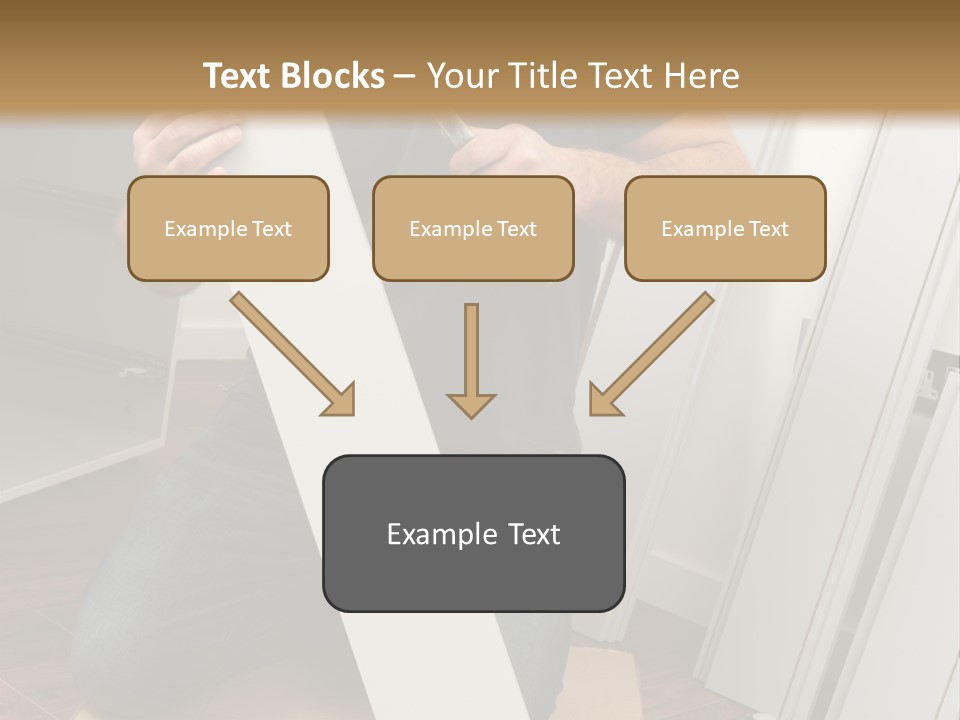 Assembly Furniture Confident PowerPoint Template