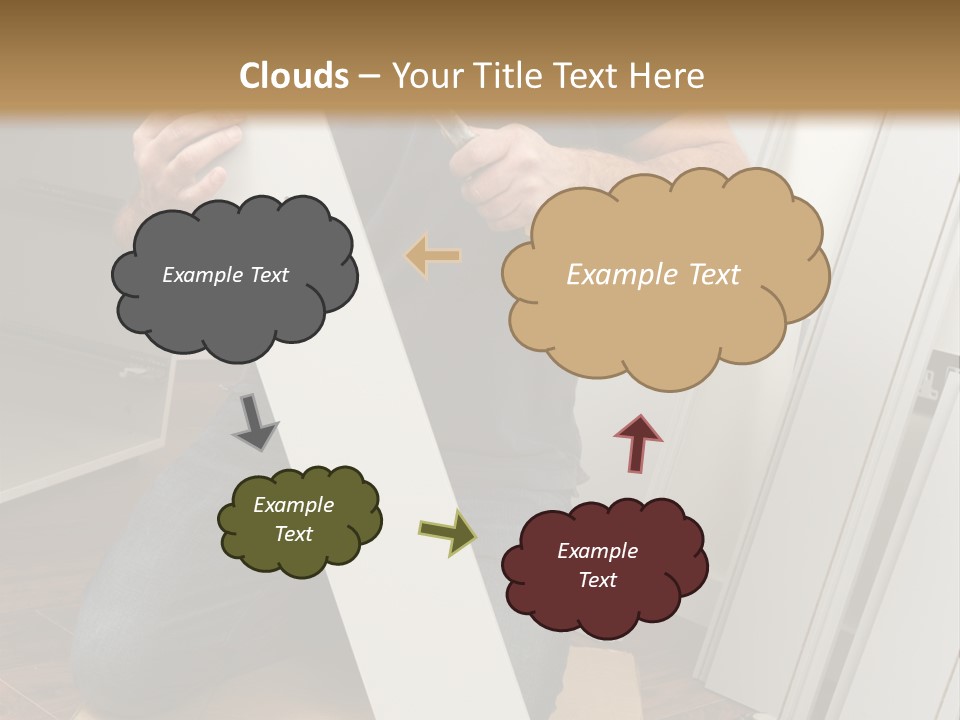 Assembly Furniture Confident PowerPoint Template