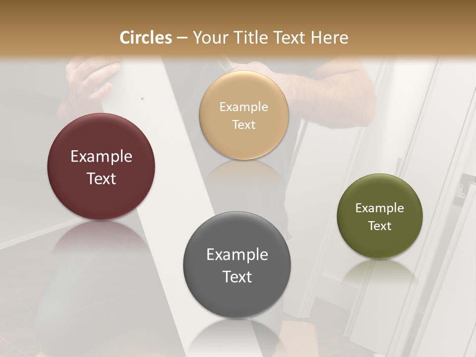 Assembly Furniture Confident PowerPoint Template