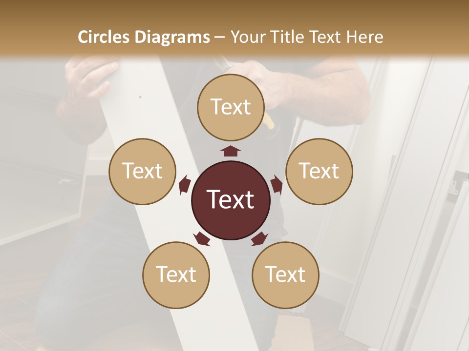 Assembly Furniture Confident PowerPoint Template