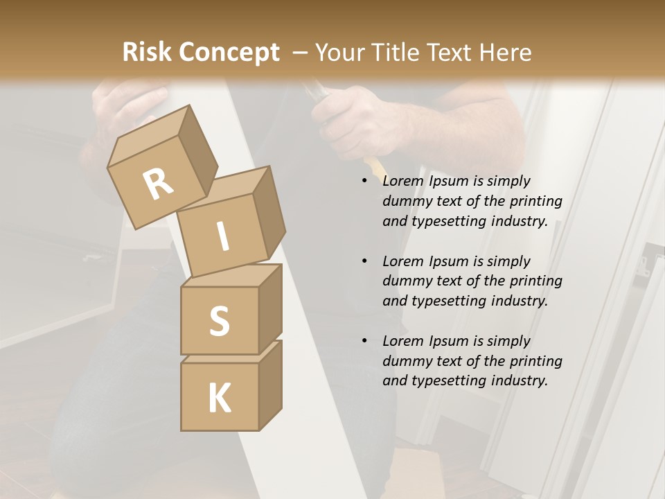 Assembly Furniture Confident PowerPoint Template