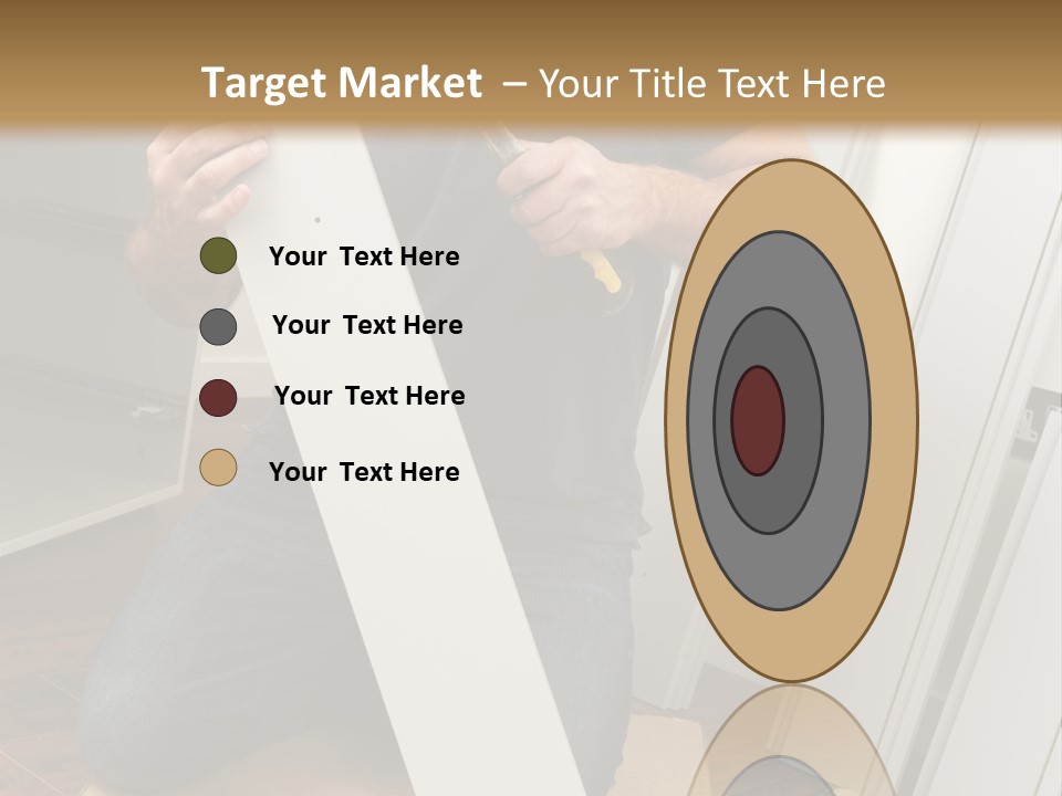 Assembly Furniture Confident PowerPoint Template