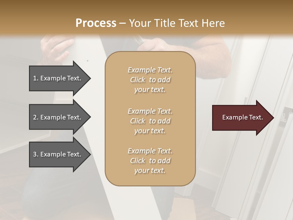 Assembly Furniture Confident PowerPoint Template