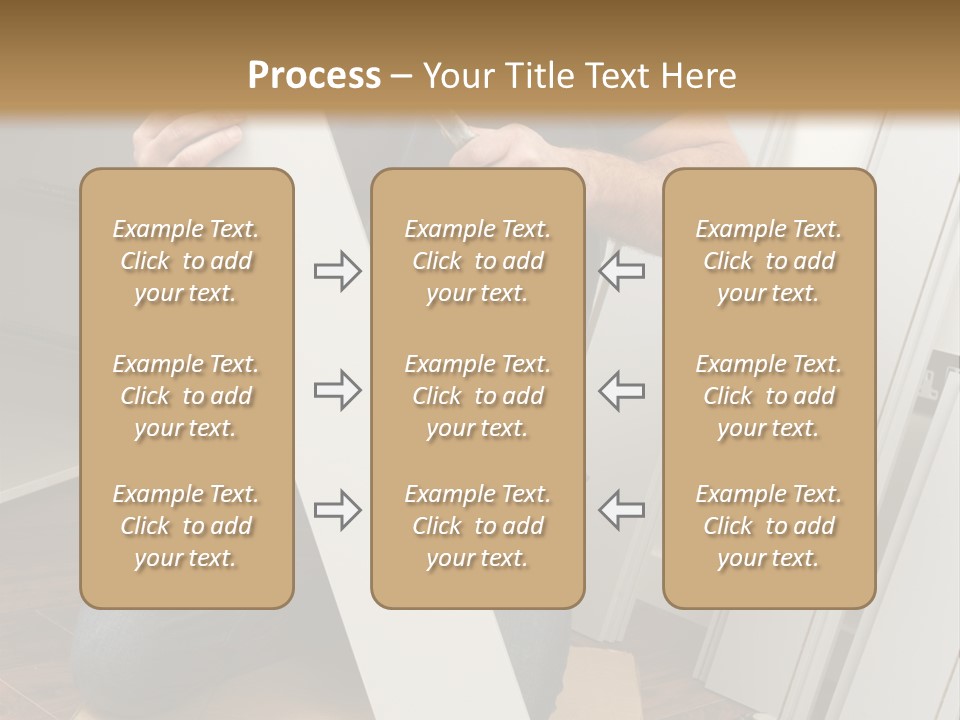 Assembly Furniture Confident PowerPoint Template