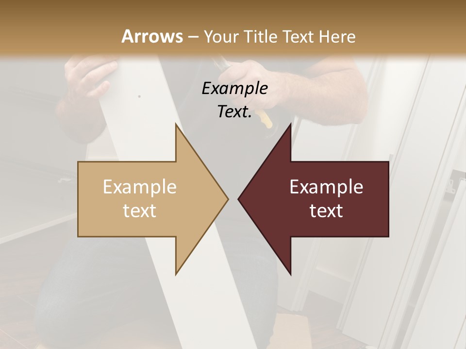 Assembly Furniture Confident PowerPoint Template