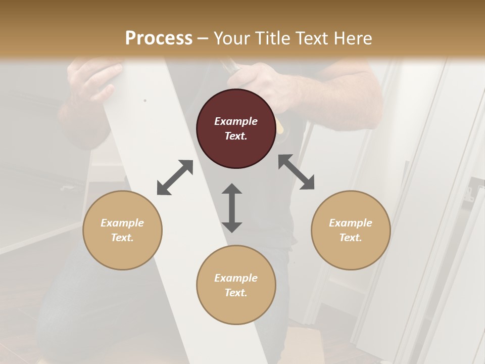 Assembly Furniture Confident PowerPoint Template