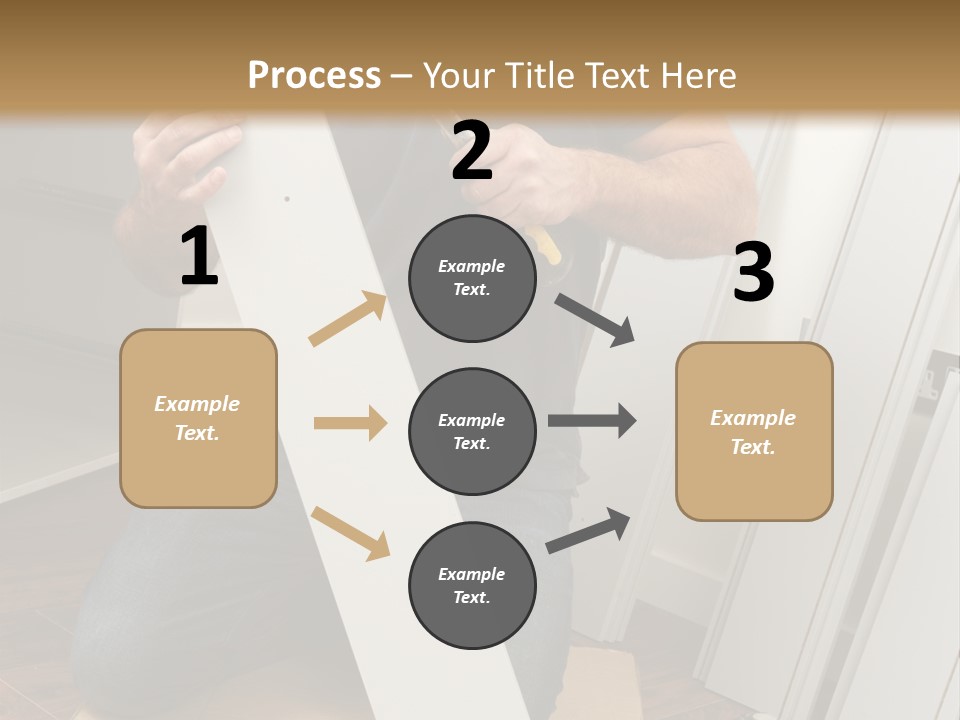 Assembly Furniture Confident PowerPoint Template