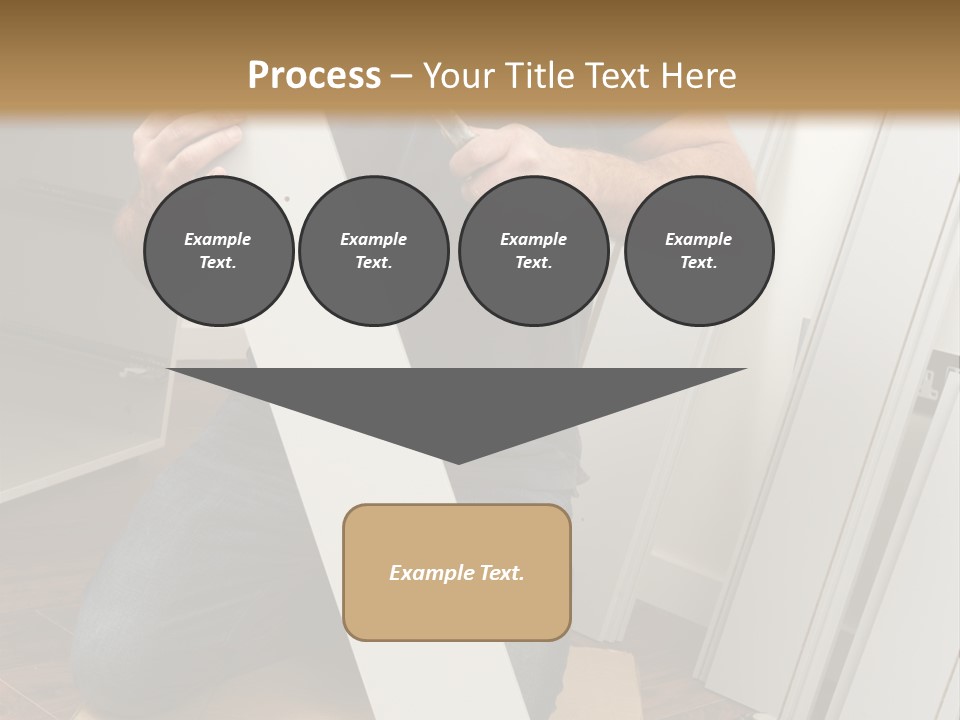 Assembly Furniture Confident PowerPoint Template