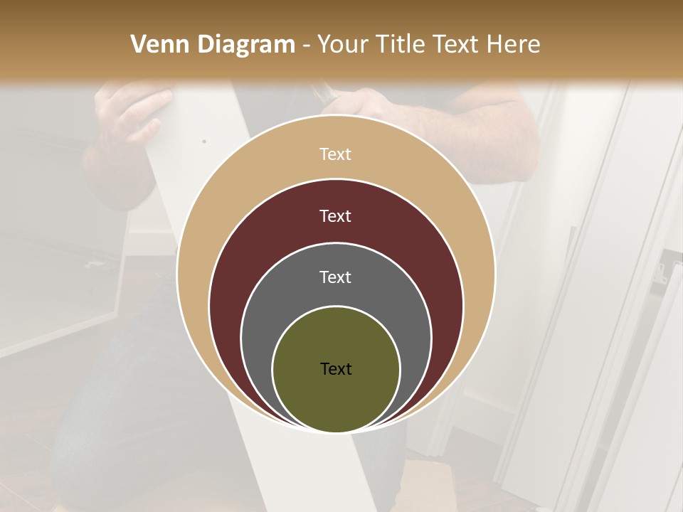 Assembly Furniture Confident PowerPoint Template