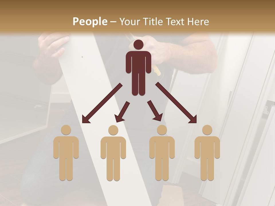 Assembly Furniture Confident PowerPoint Template