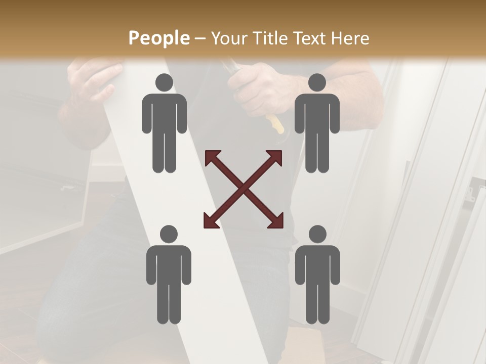 Assembly Furniture Confident PowerPoint Template