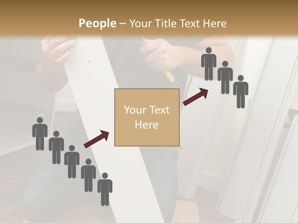 Assembly Furniture Confident PowerPoint Template