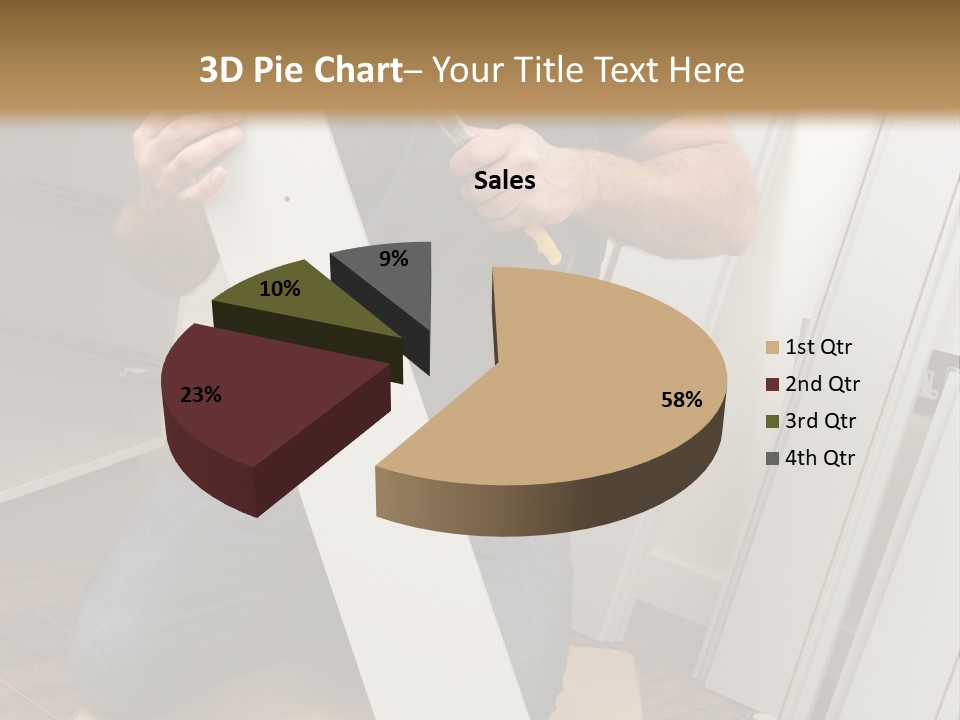 Assembly Furniture Confident PowerPoint Template