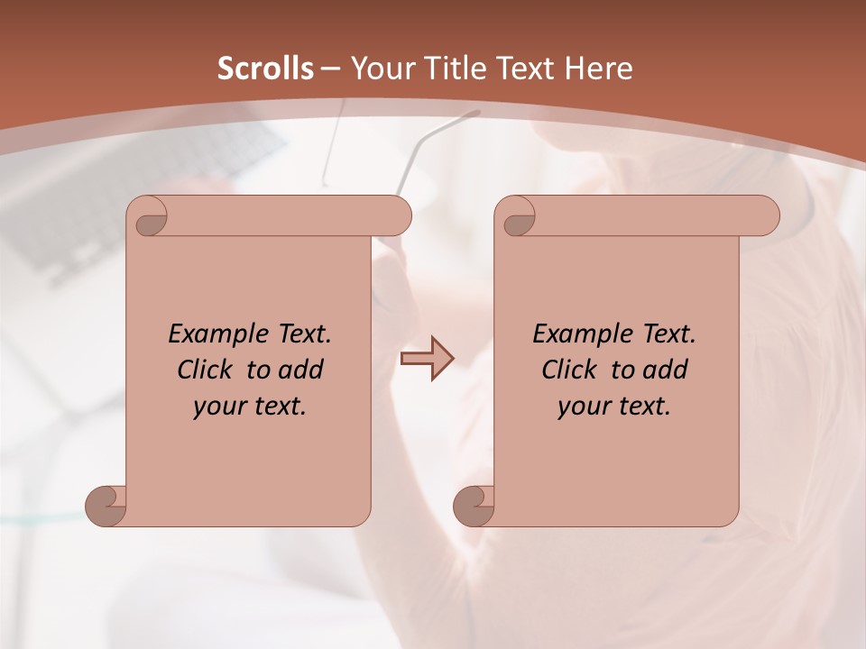 People Dessert Eating PowerPoint Template