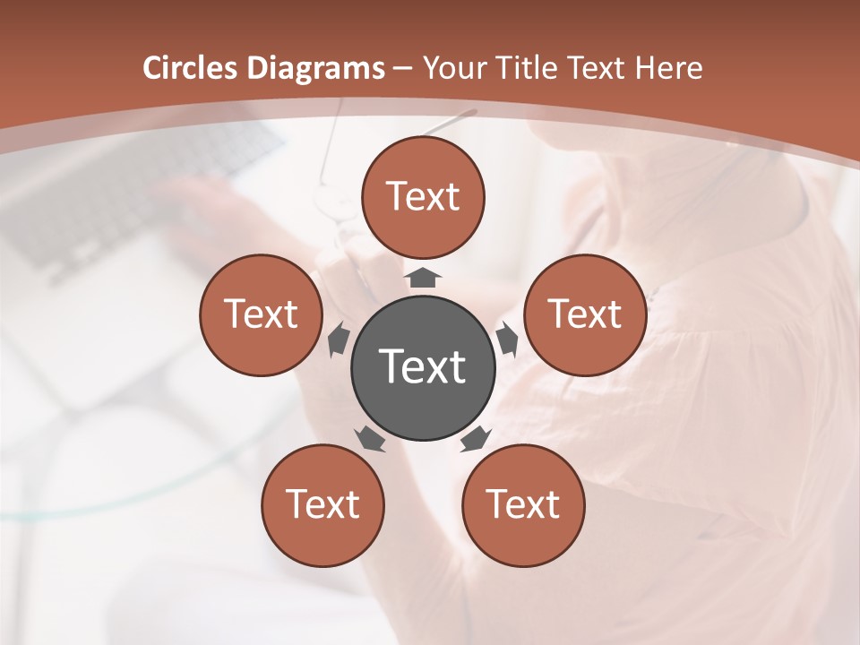 People Dessert Eating PowerPoint Template