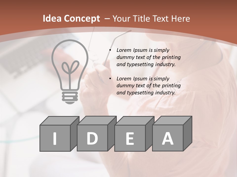 People Dessert Eating PowerPoint Template