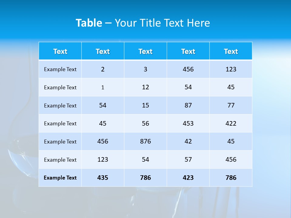 Experiment Background Accuracy PowerPoint Template
