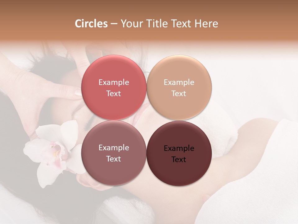 Sensuality Facial Head PowerPoint Template