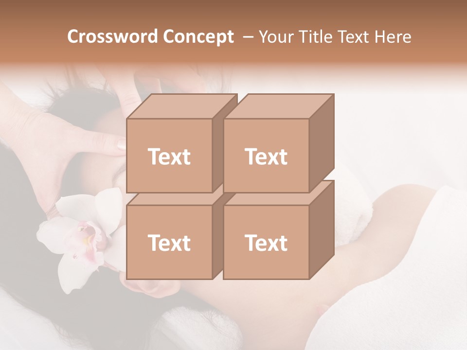 Sensuality Facial Head PowerPoint Template