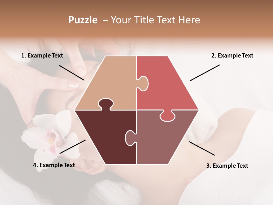 Sensuality Facial Head PowerPoint Template