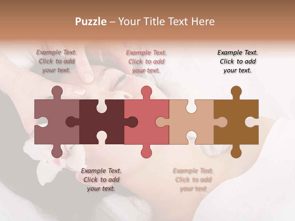 Sensuality Facial Head PowerPoint Template