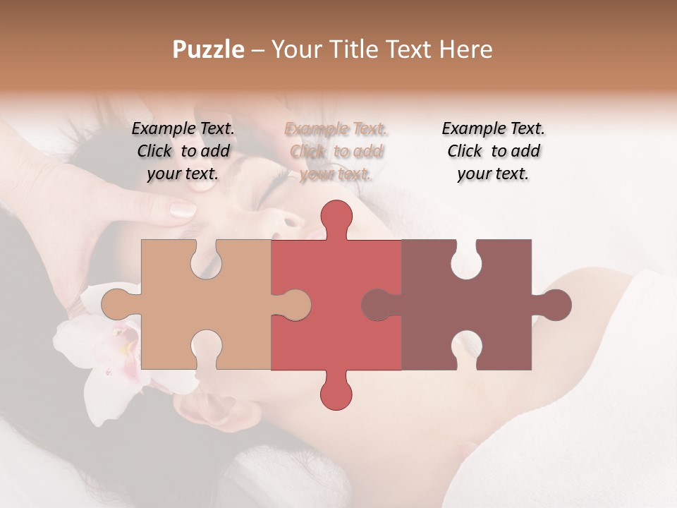 Sensuality Facial Head PowerPoint Template