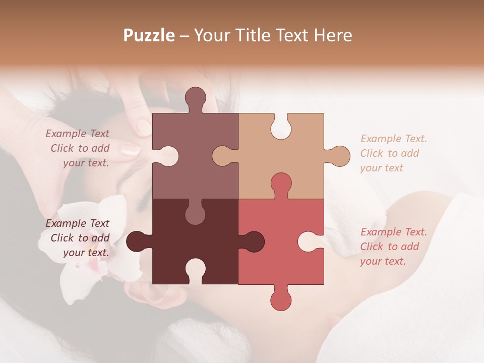 Sensuality Facial Head PowerPoint Template