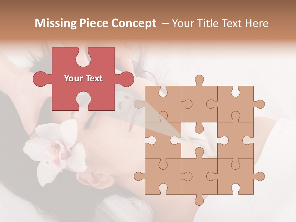 Sensuality Facial Head PowerPoint Template