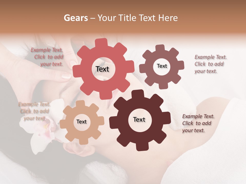 Sensuality Facial Head PowerPoint Template