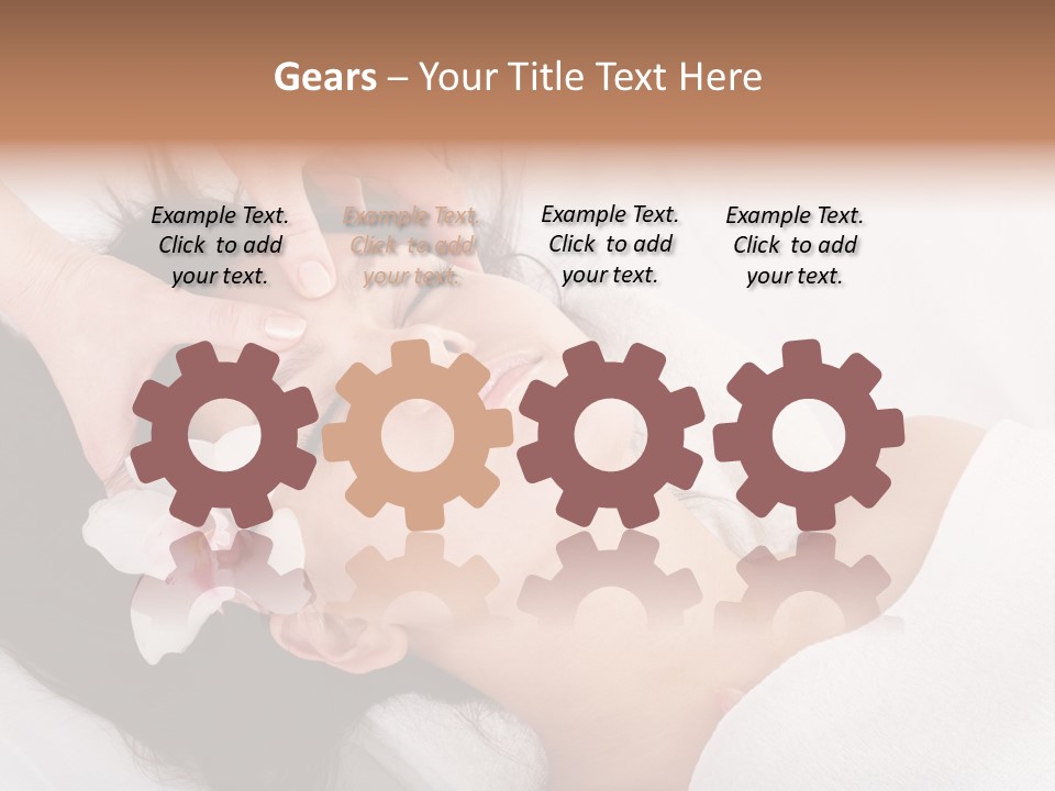 Sensuality Facial Head PowerPoint Template