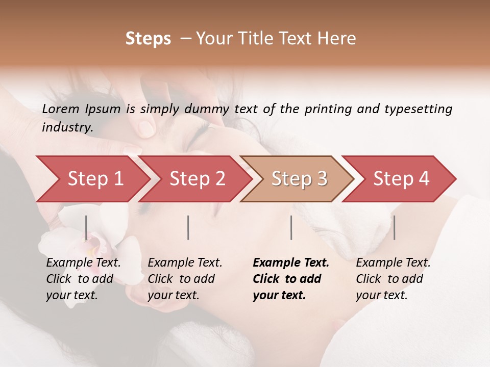 Sensuality Facial Head PowerPoint Template