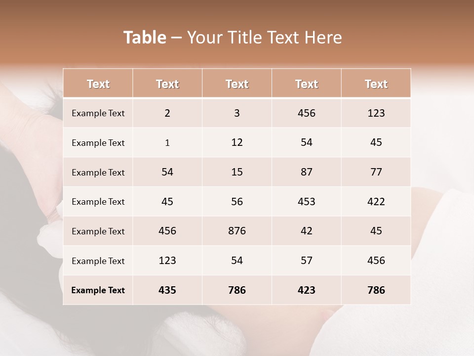 Sensuality Facial Head PowerPoint Template
