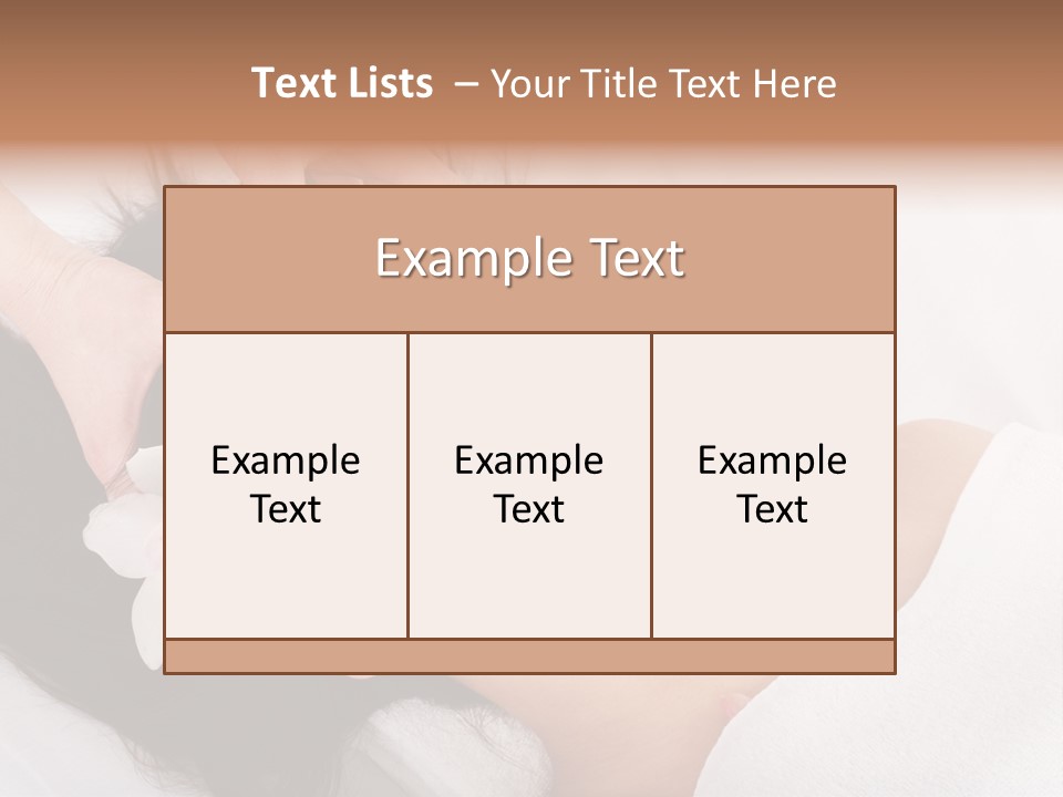 Sensuality Facial Head PowerPoint Template