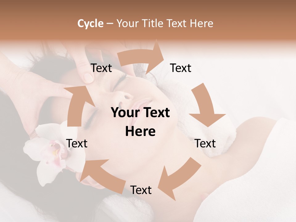 Sensuality Facial Head PowerPoint Template