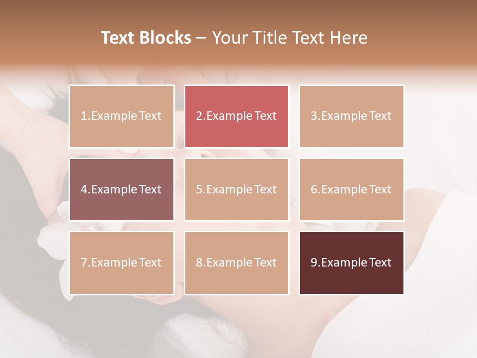 Sensuality Facial Head PowerPoint Template