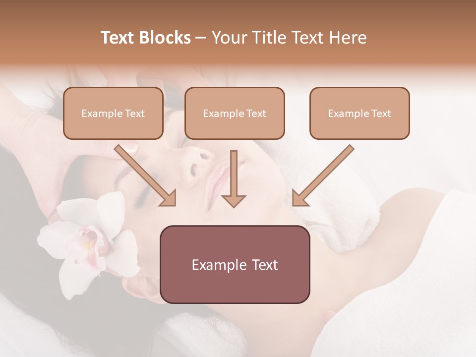 Sensuality Facial Head PowerPoint Template
